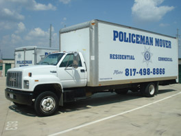 Dallas Movers, Fort Worth Movers, Southlake moving company,  Keller Movers, policeman movers