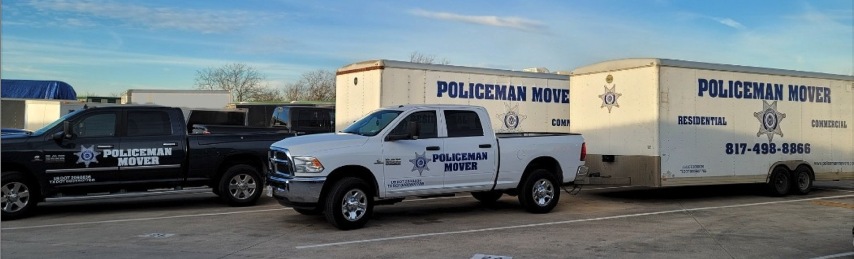 Policeman Mover moving company serving Fort Worth, Dallas and all of Texas